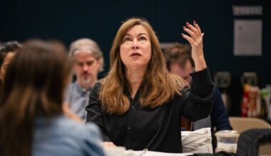 141 Jennifer Tilly The Adding Machine First Rehearsal The New Group Photo by Natalie Powers