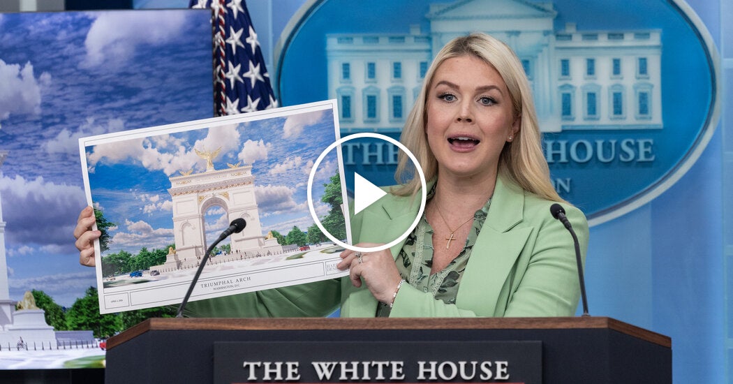 A Look at the Plans for Trump’s ‘Triumphal Arch’