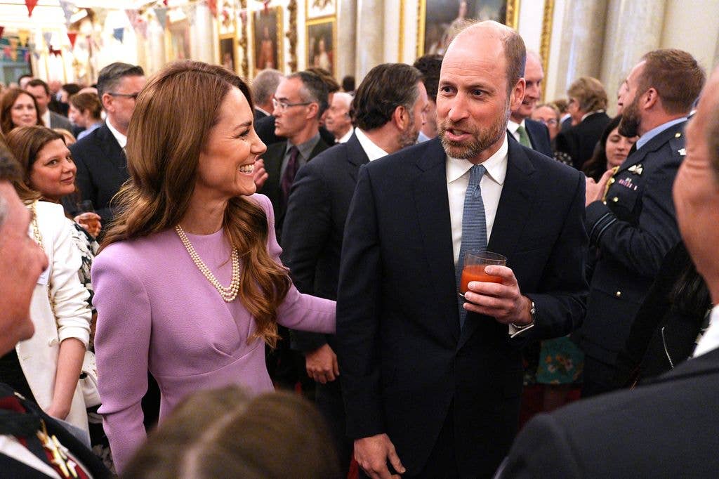 The Princess and Prince of Wales attend a reception to celebrate the life of the late Queen Elizabeth II at Buckingham Palace