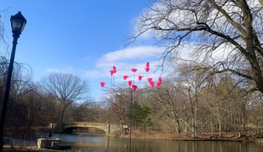 Check Out a New Neon Pink Bird Sculpture in NYC's Prospect Park