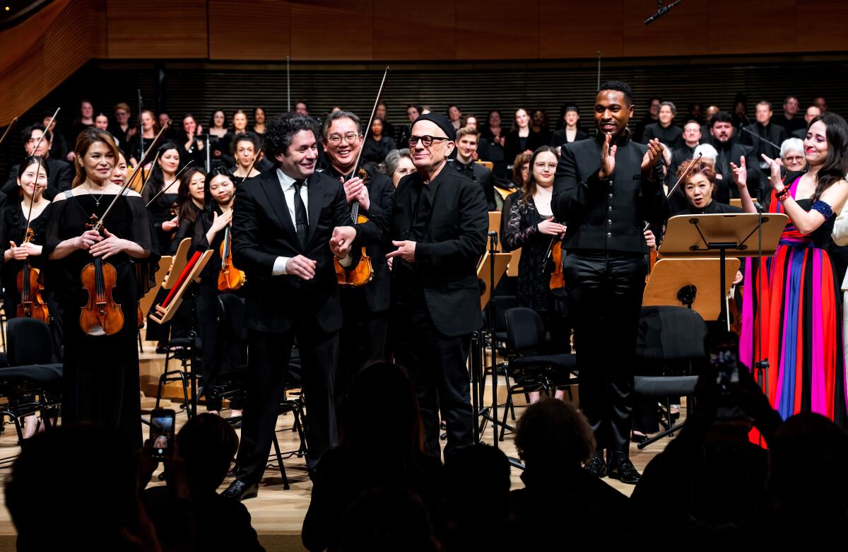 New York Philharmonic world premiere performance of Lang's 'the wealth of nations' 