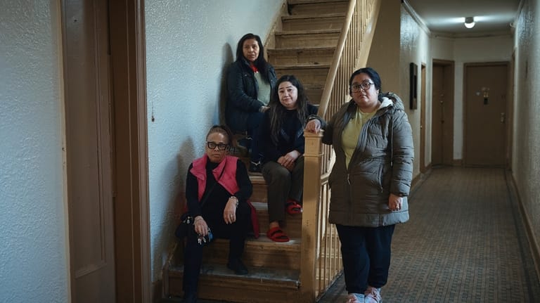 Gulhayo Yuldosheva, 33 , center right, Marina Quiroz, 65, top,...