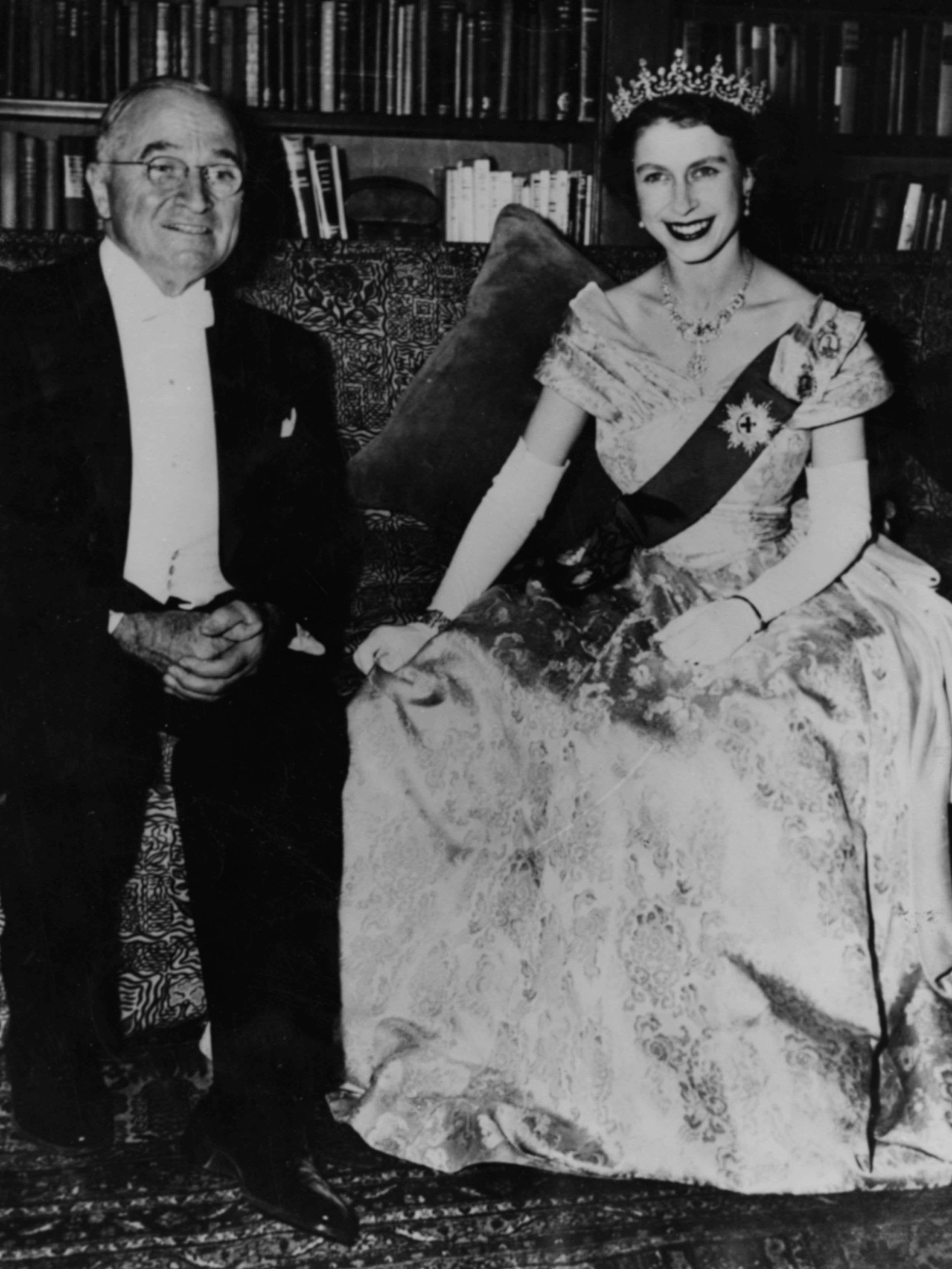  Princess Elizabeth met President Harry S Truman in 1951