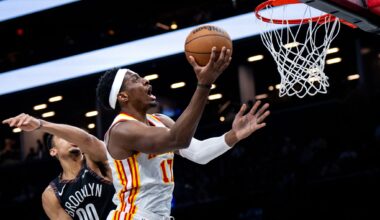 Hawks beat the Nets 141-107 for their 4th straight win and 18th in 20 games