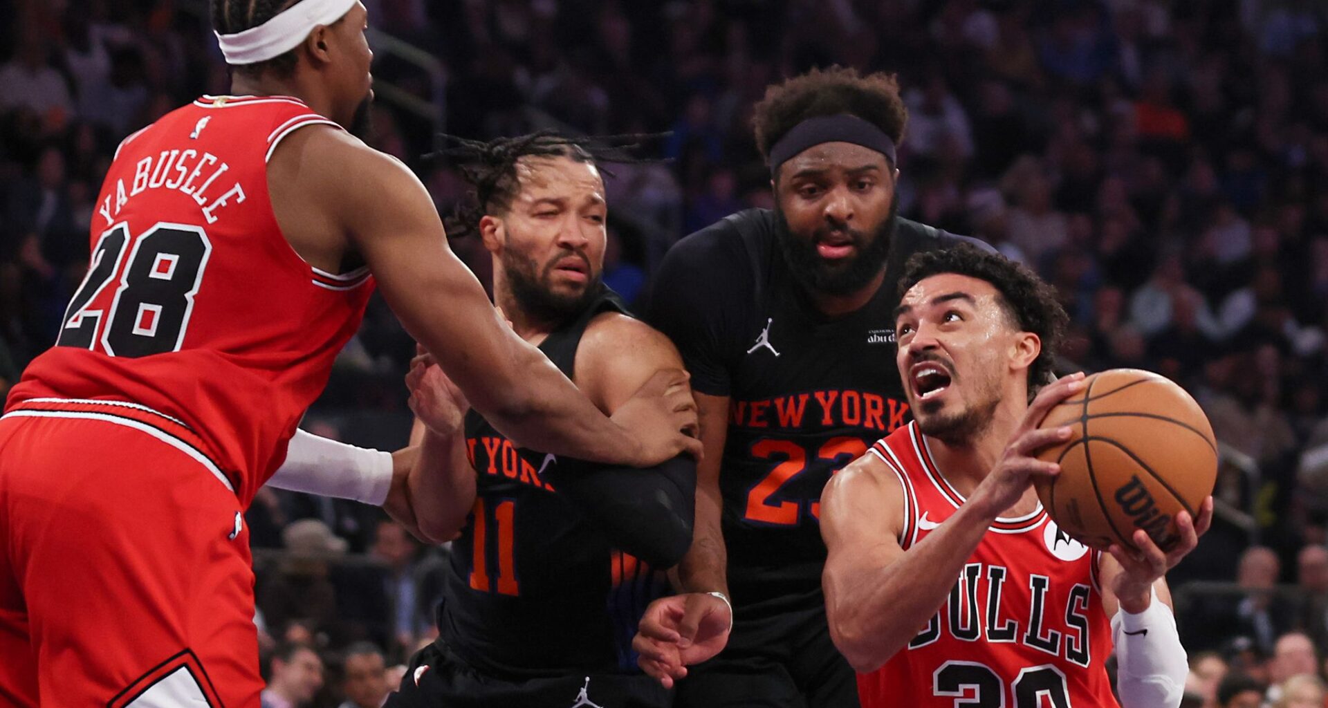 Knicks rout Bulls 136-96 in a game they led by 47 points