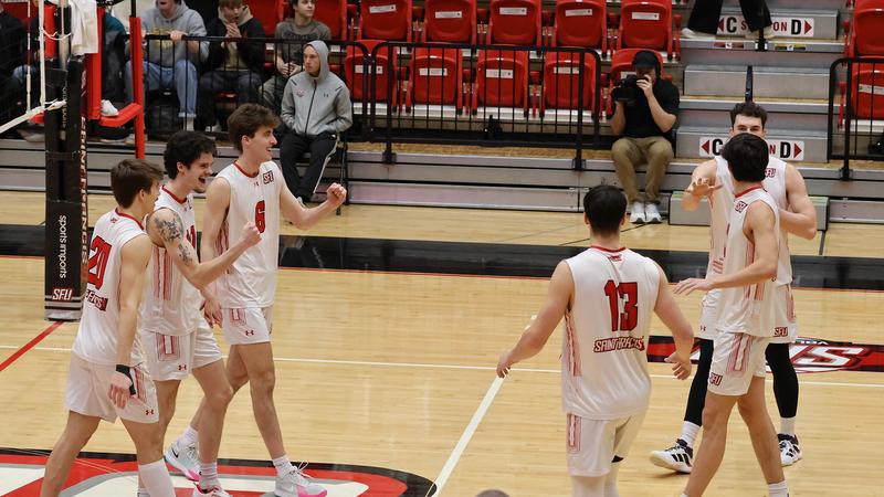 Red Flash Men’s Volleyball Swept Manhattan On Day One