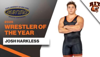 Harkless named 2026 SUNYAC Wrestler of the Year