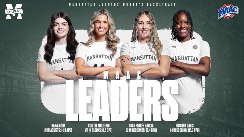 Four Lady Jaspers Finish In Top 4 In Respective MAAC Statistical Categories
