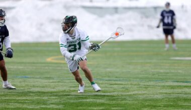 Men’s Lacrosse Upended by Merrimack on Good Friday