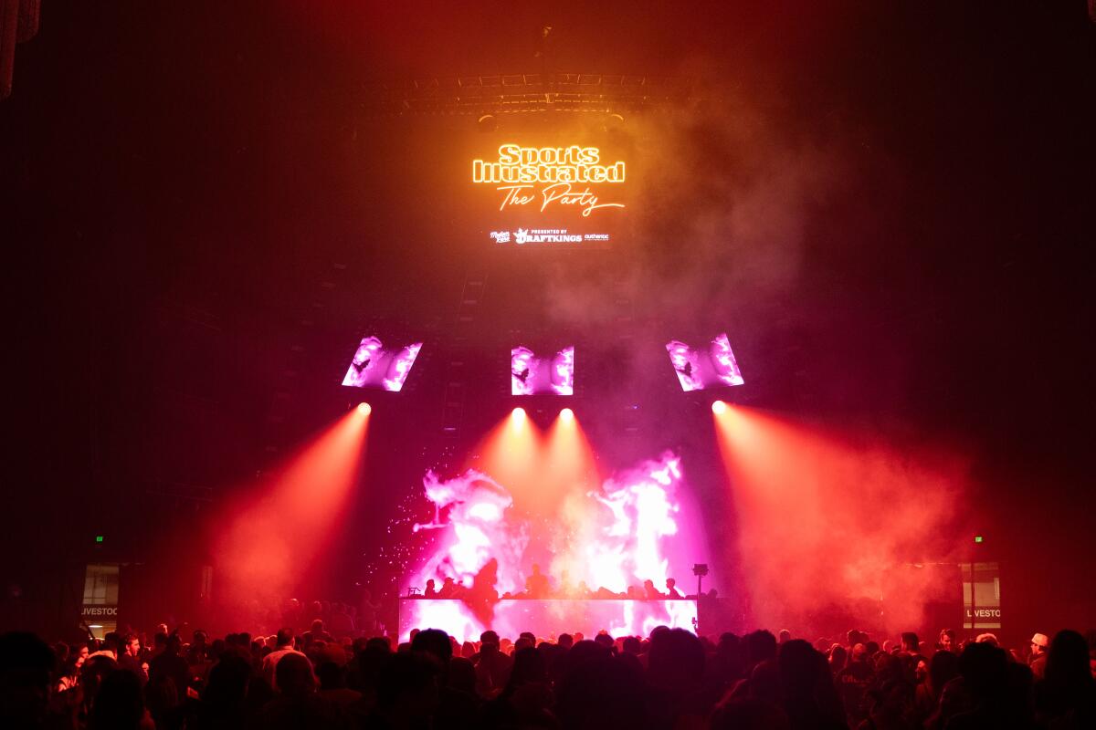 Sports Illustrated's 2026 Super Bowl party at the Cow Palace in San Francisco.