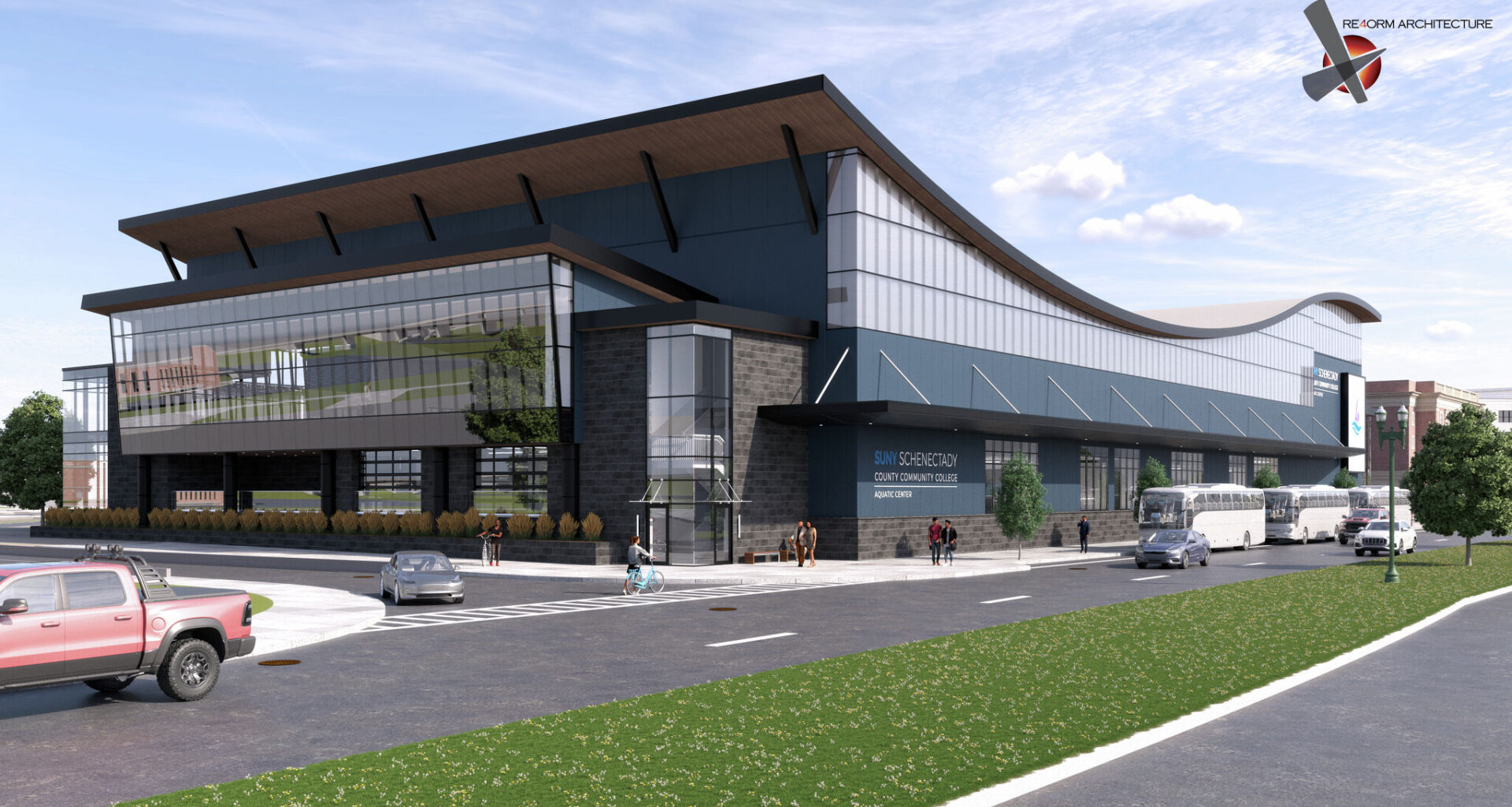 The proposed aquatic center, located near SUNY Schenectady, has been discussed for more than a decade. But community outcry over the cost of building it has prompted Schenectady County legislators to request a new plan.