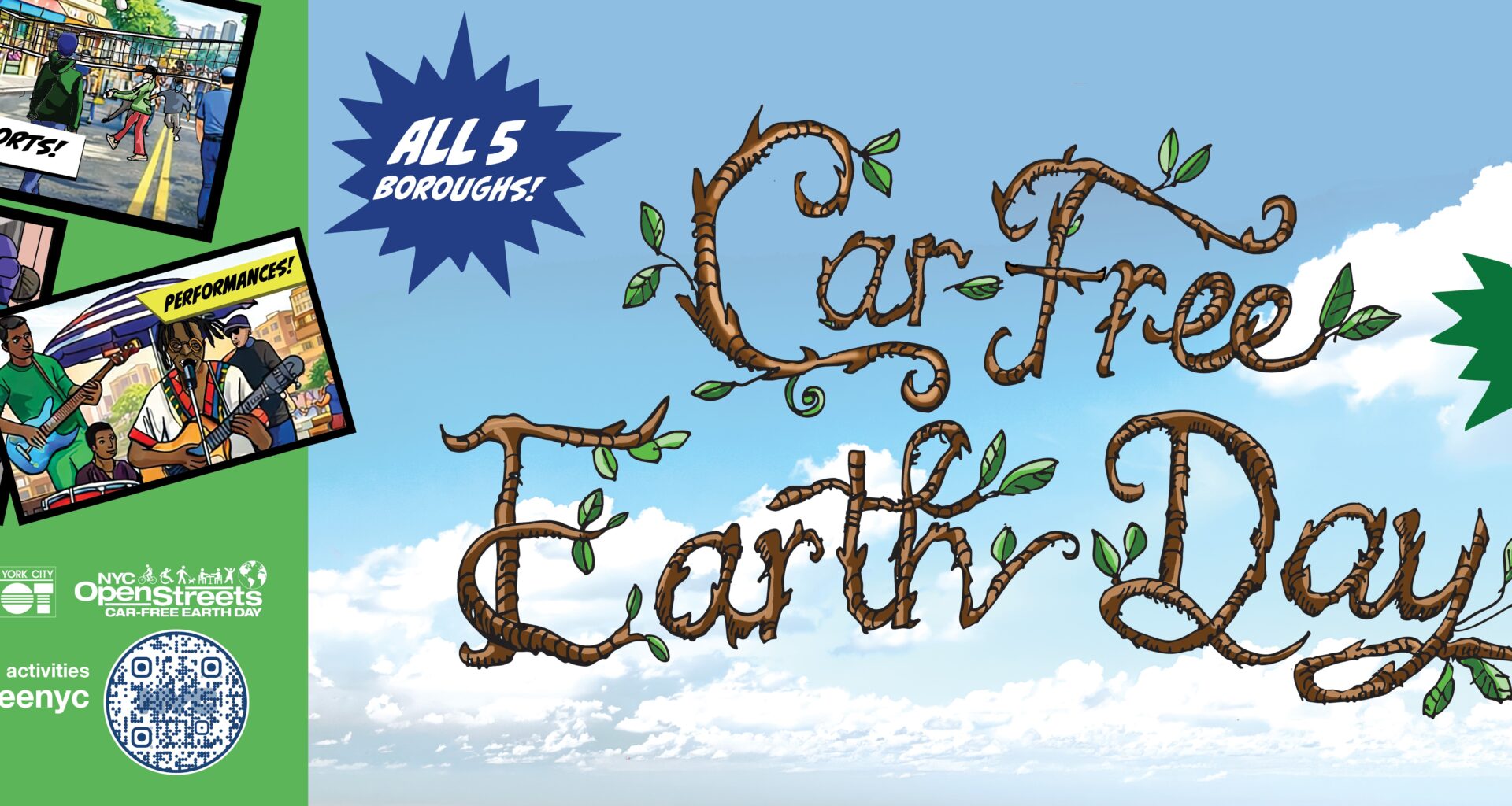 Programming at Car-Free Earth Day 2025