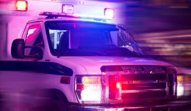 3 taken to hospital after car slams into building in Brooklyn, officials say