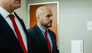 Former NYPD officer faces sentencing in cooler throwing death