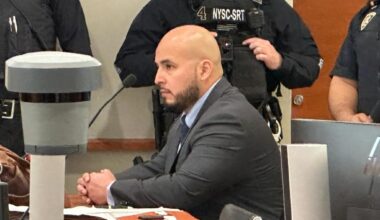 Former NYPD officer gets 3-9 years in prison for throwing fatal cooler