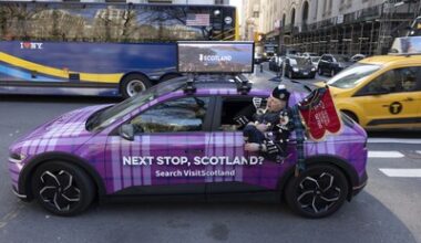 Scotland Brings Tartan Taxis to Manhattan for NYC Tartan Week