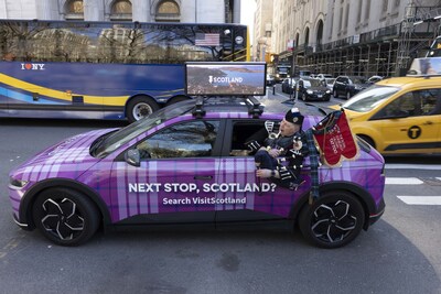 Scotland Brings Tartan Taxis to Manhattan for NYC Tartan Week