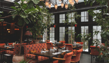The Maker Hotel’s in-house restaurant is called Serre, after the French word for “greenhouse.” It serves dinner nightly.