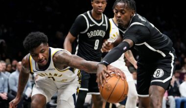 Pacers get double-digit scoring from 7 players in a 123-94 win over the Nets