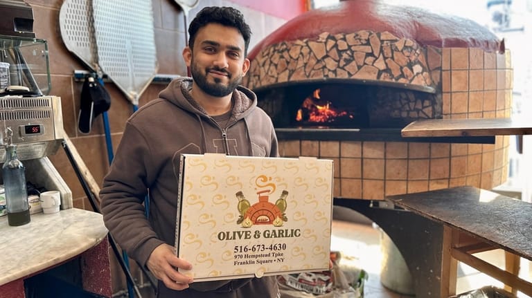 Danyal Javeid owns Olive & Garlic wood-fired halal pizzeria in...