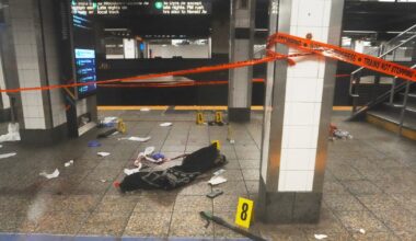 Stabbings On New York Subway Leave 3 Hurt As Police Shoot And Kill Knife-Wielding Man, Officials Say