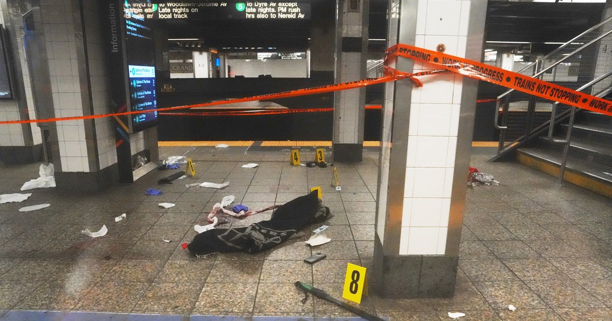 Stabbings On New York Subway Leave 3 Hurt As Police Shoot And Kill Knife-Wielding Man, Officials Say