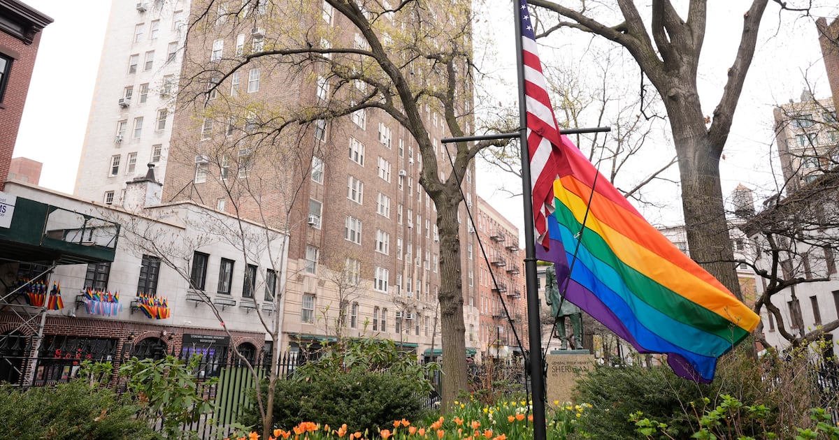 Trump administration agrees to return rainbow Pride flag to New York’s Stonewall monument