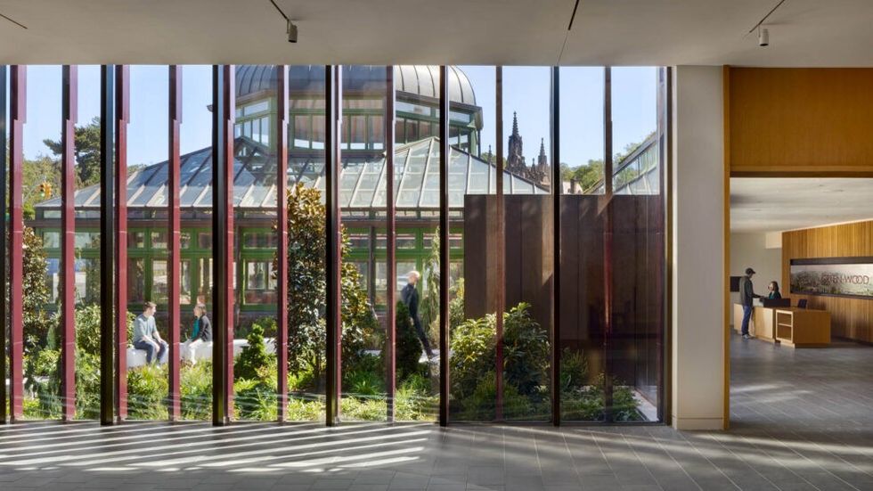 green-wood cemetery green-house visitor centre