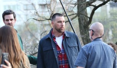 Taylor Swift Spotted at Plaza Hotel in NYC While Travis Shoots Tommy Hilfiger Campaign