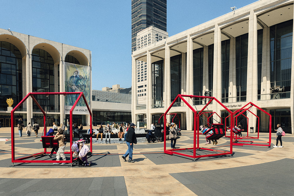 Swing Through This Magical New Installation at Lincoln Center in NY