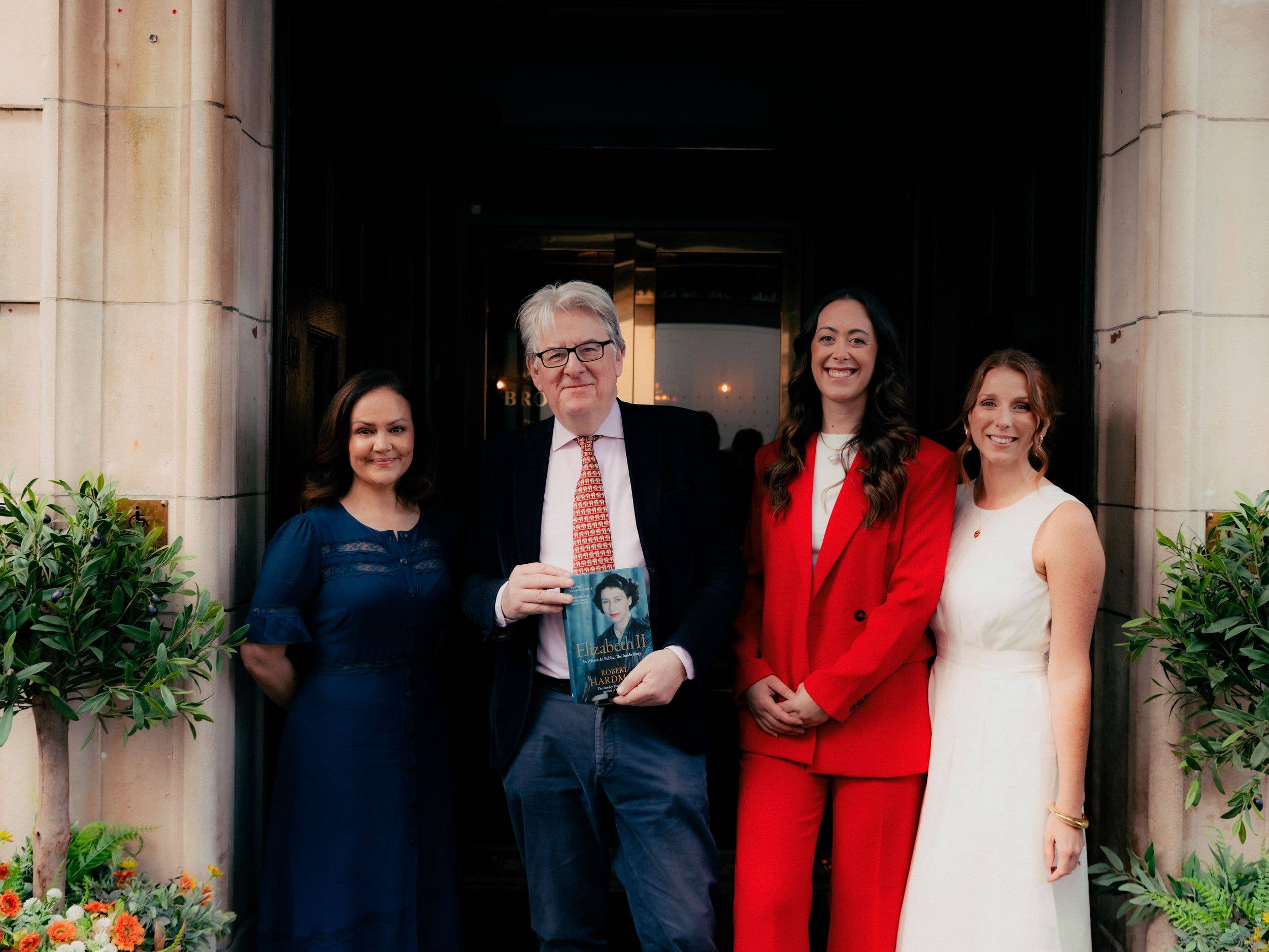 Emily Nash, Robert Hardman, Andrea Caamano and Emily Nash recorded a live podcast about the late Queen