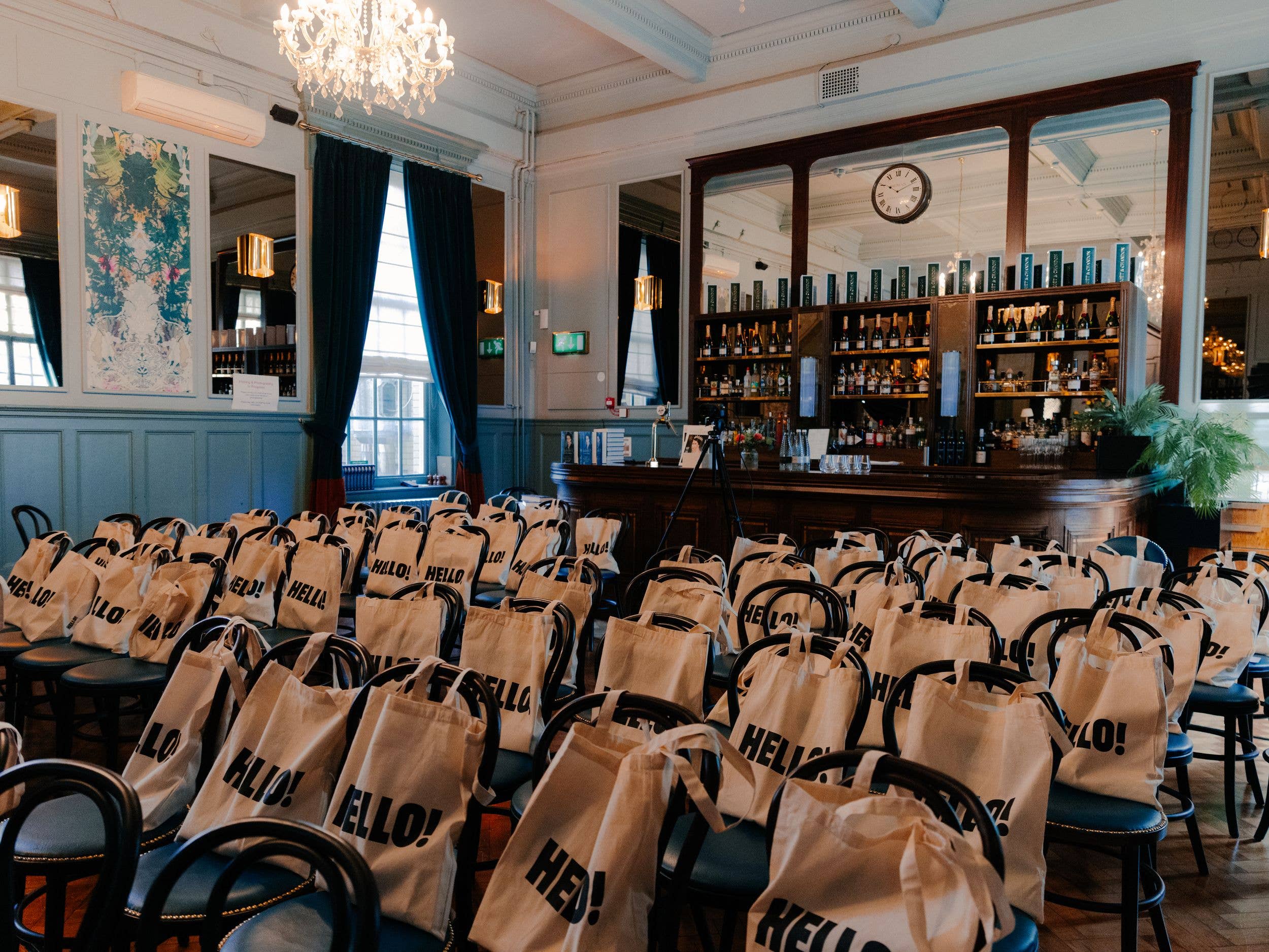 Audience members were treated to a luxury goodie bag at our event at Browns Covent Garden