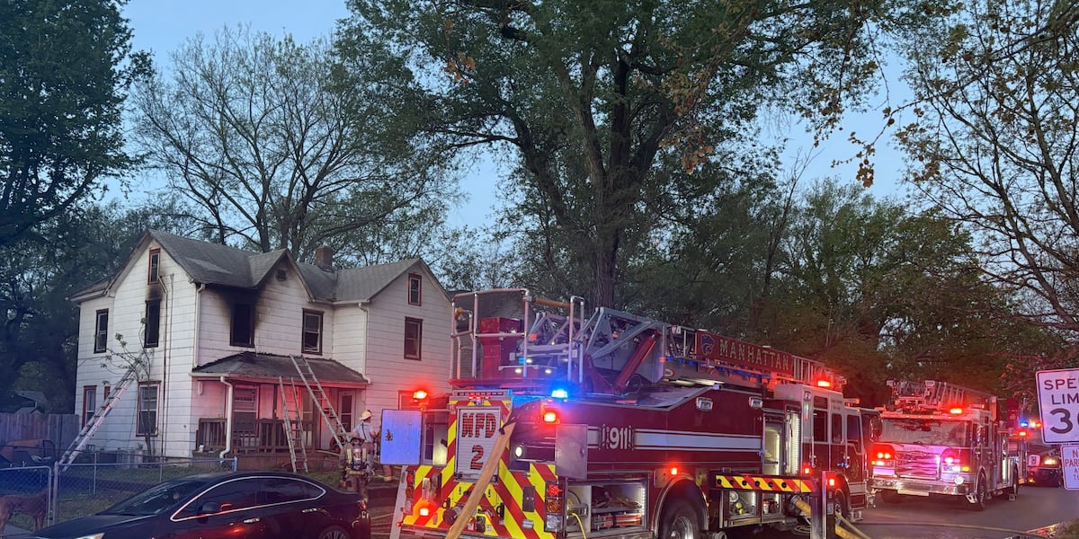 Two people rescued, three pets die in Manhattan structure fire