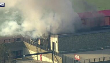 Bronx fire at Macombs Dam Park sends thick smoke into sky