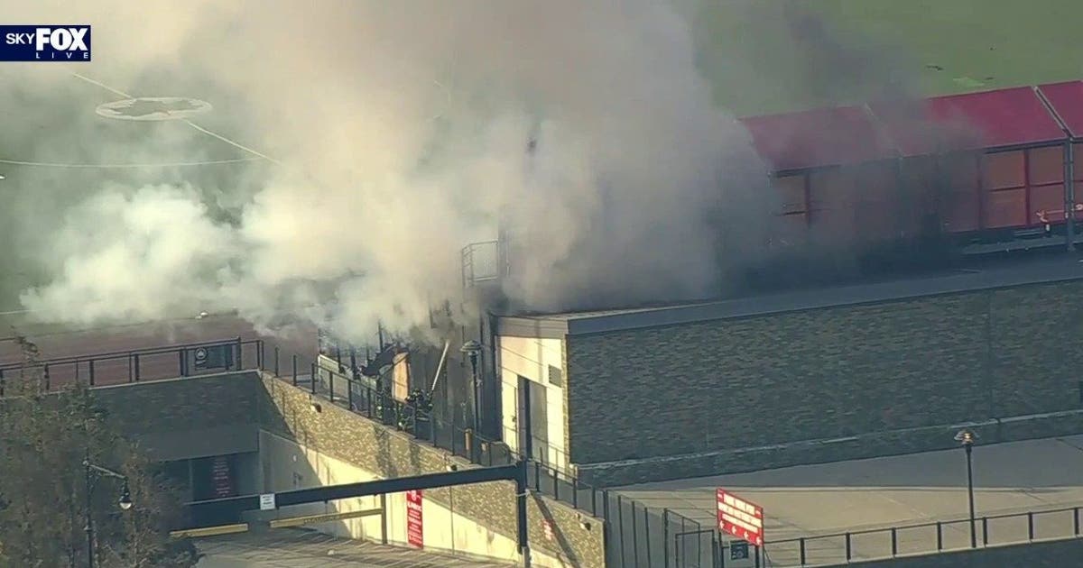 Bronx fire at Macombs Dam Park sends thick smoke into sky