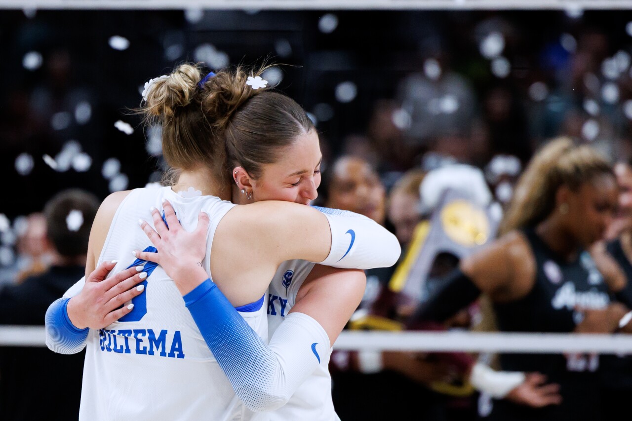 Brooklyn DeLeye and Brooke Bultema post National Championship
