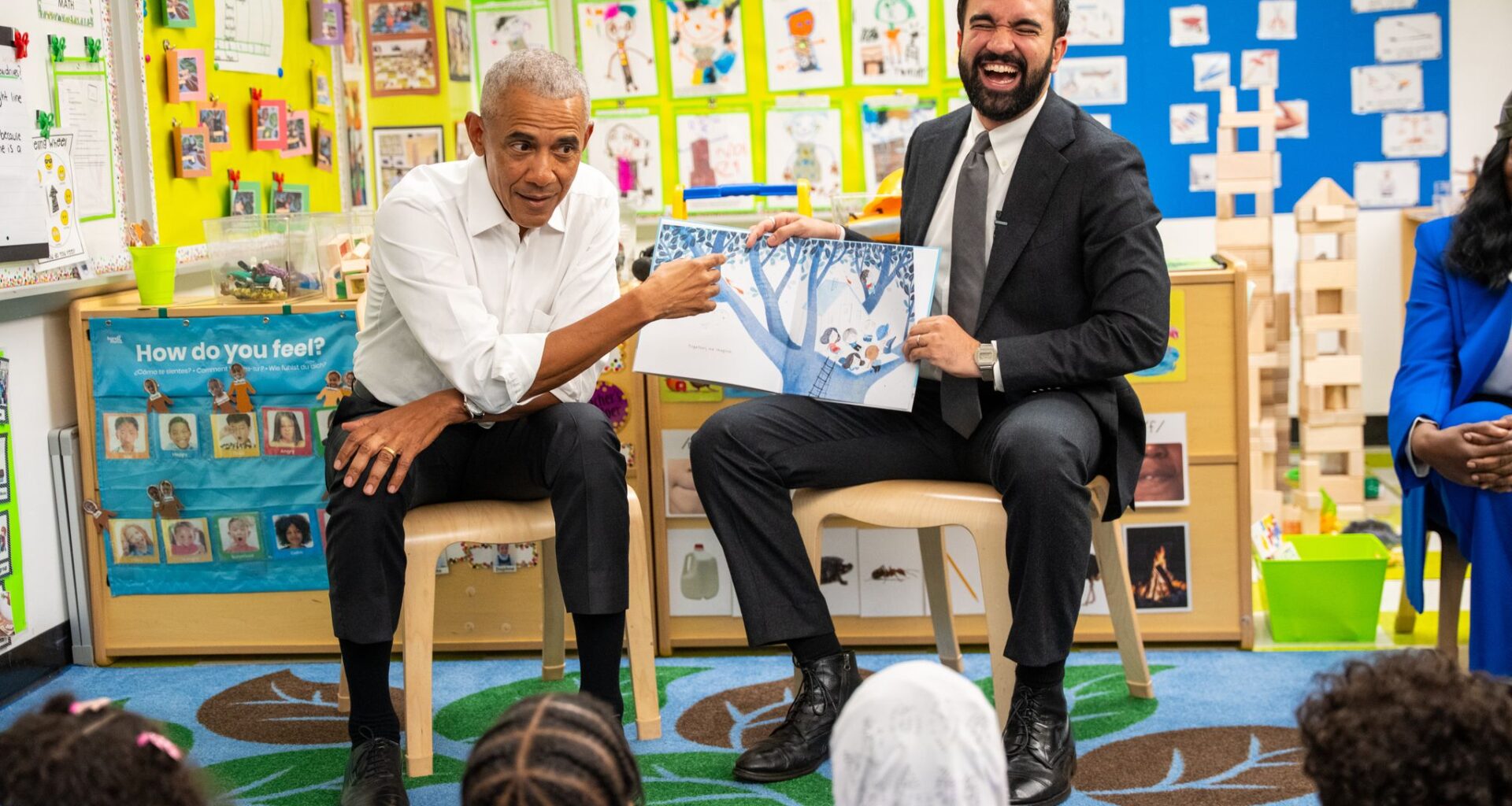 Obama meets Mamdani in New York City before reading to preschoolers