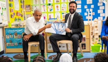 Former President Barack Obama Obama meets Mayor Zohran Mamdani in New York City before reading to preschoolers