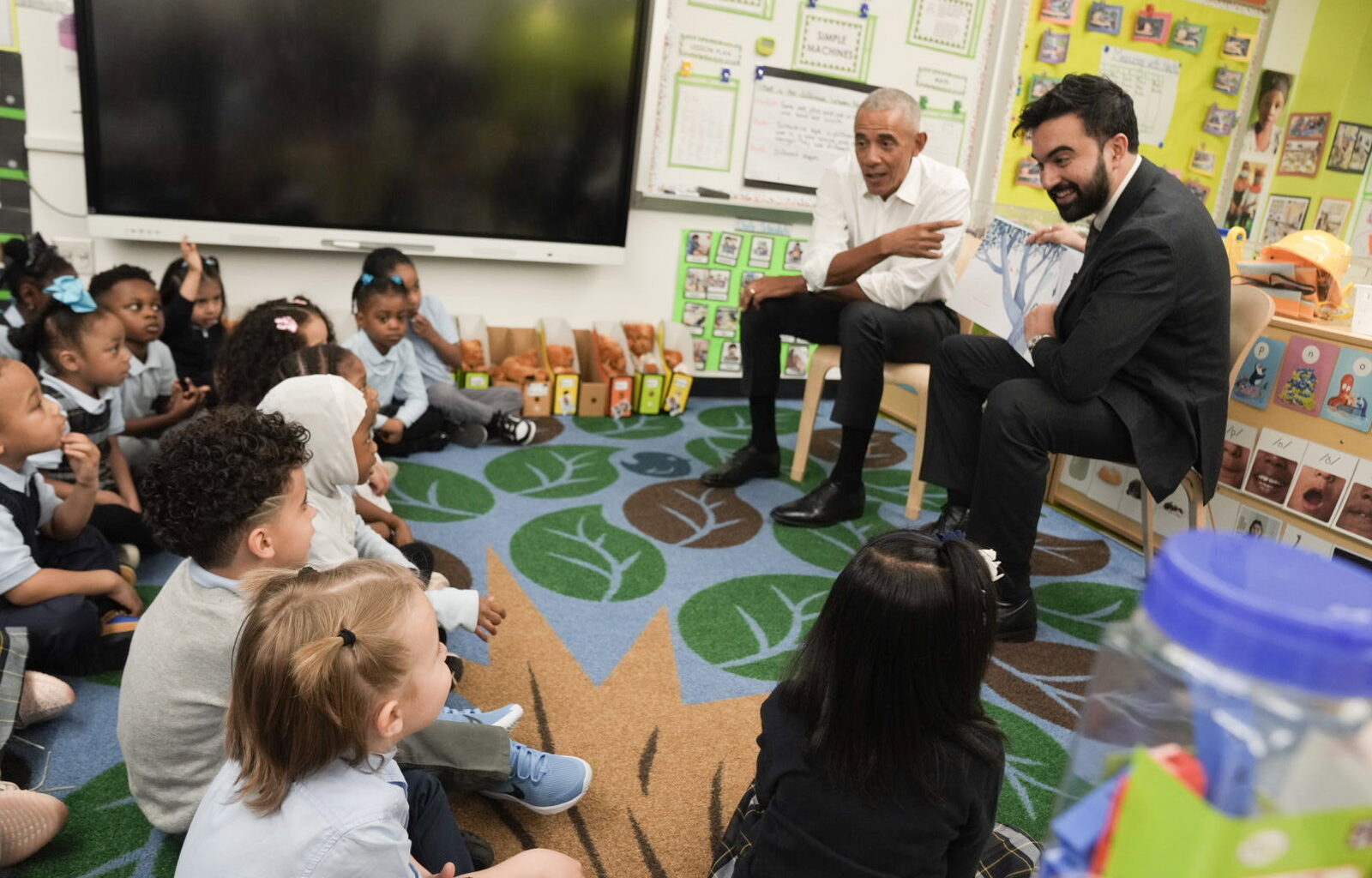 Obama, Mayor Mamdani, preschool, NYC