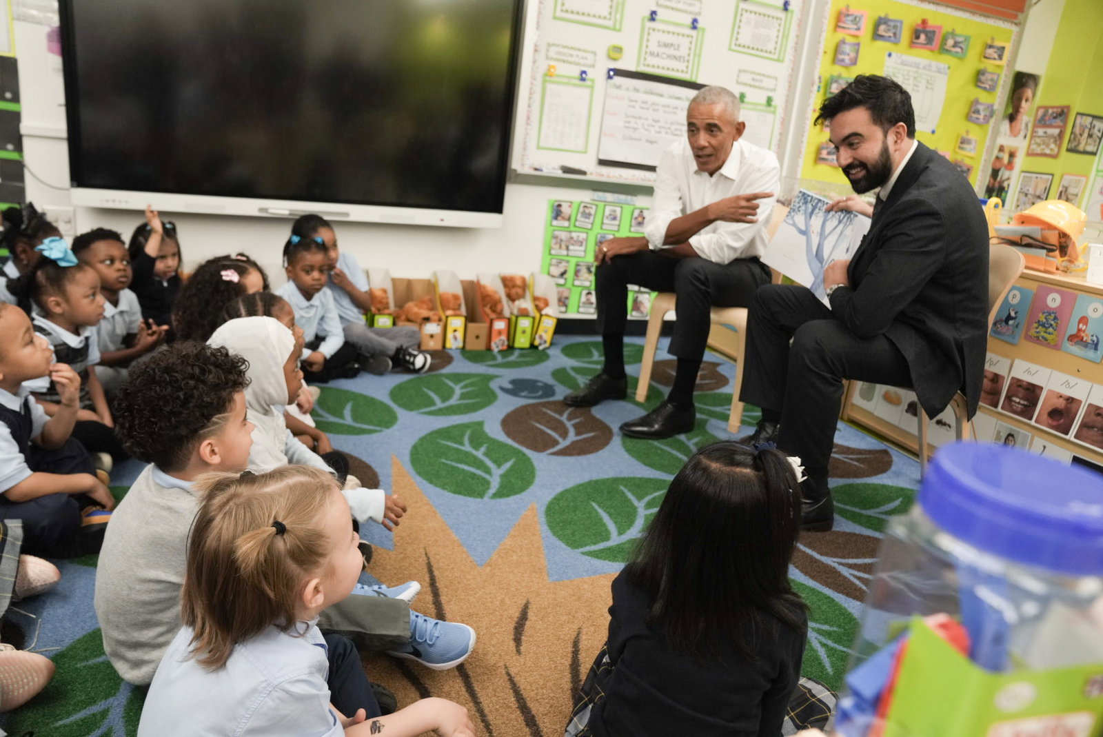 Obama, Mayor Mamdani, preschool, NYC