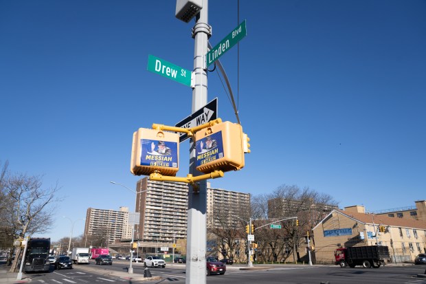 A man was fatally shot near Drew St. and Linden Blvd. in East New York, Brooklyn on Friday, April 10, 2026. (Theodore Parisienne / New York Daily News)