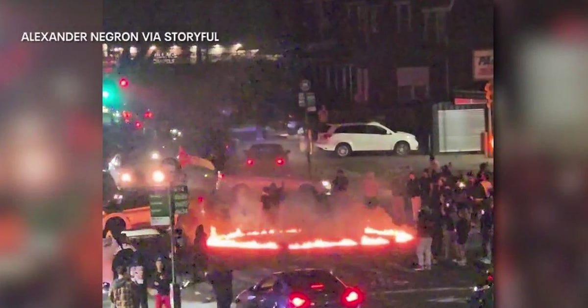 Queens street takeover caught on camera; suspects wanted