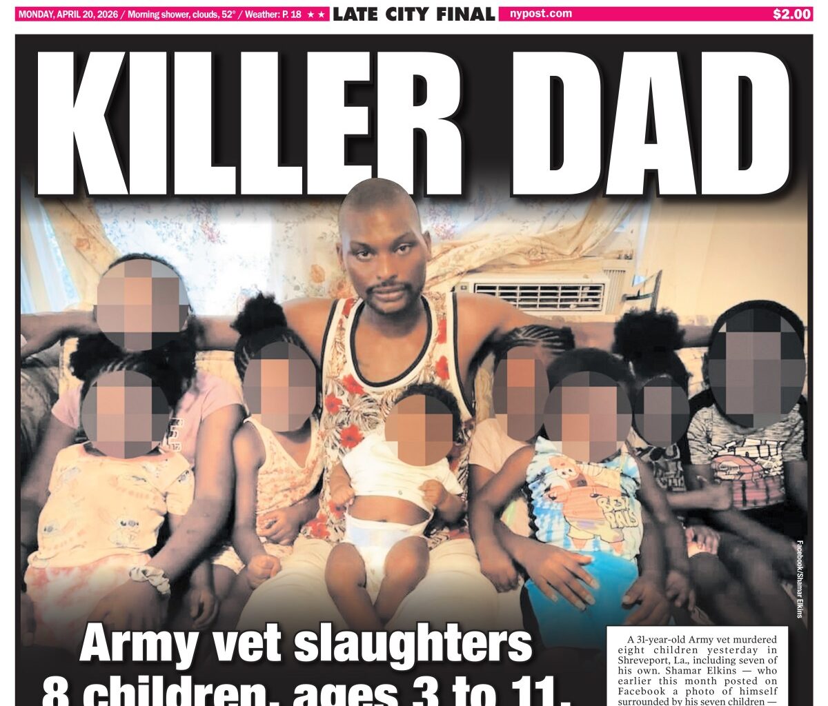 New York Post Cover for April 20, 2026