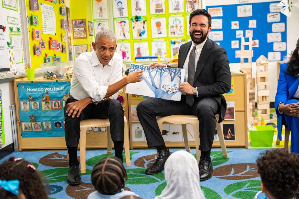 Obama and Mamdani meet in NYC for first time, read to Bronx preschoolers – The Morning Sun
