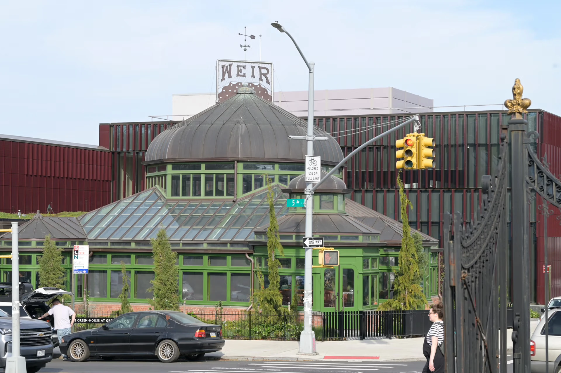 Green-Wood Cemetery greenhouse