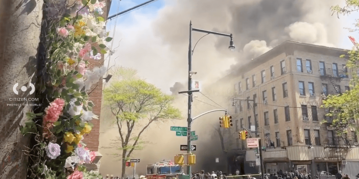 1 killed as fire engulfs multiple floors of Bronx apartment building