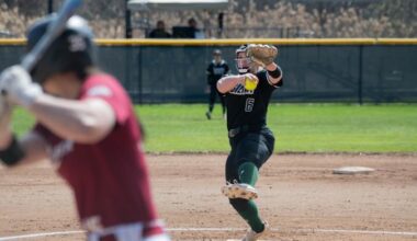 Goewey Flirts with Perfection as Siena Splits Twinbill