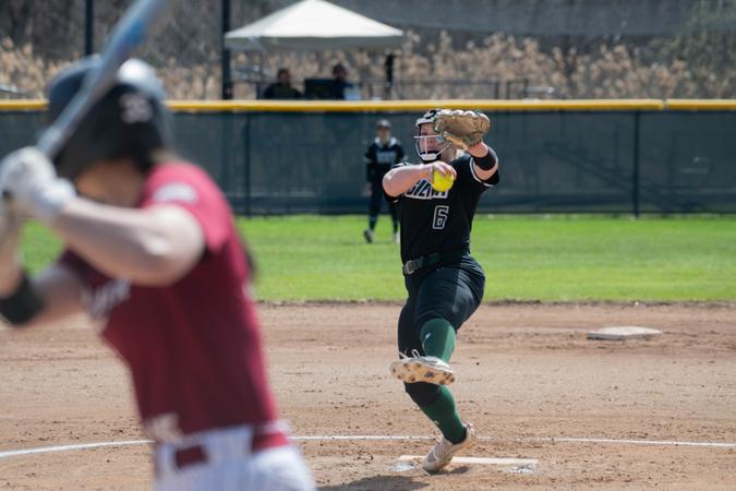 Goewey Flirts with Perfection as Siena Splits Twinbill