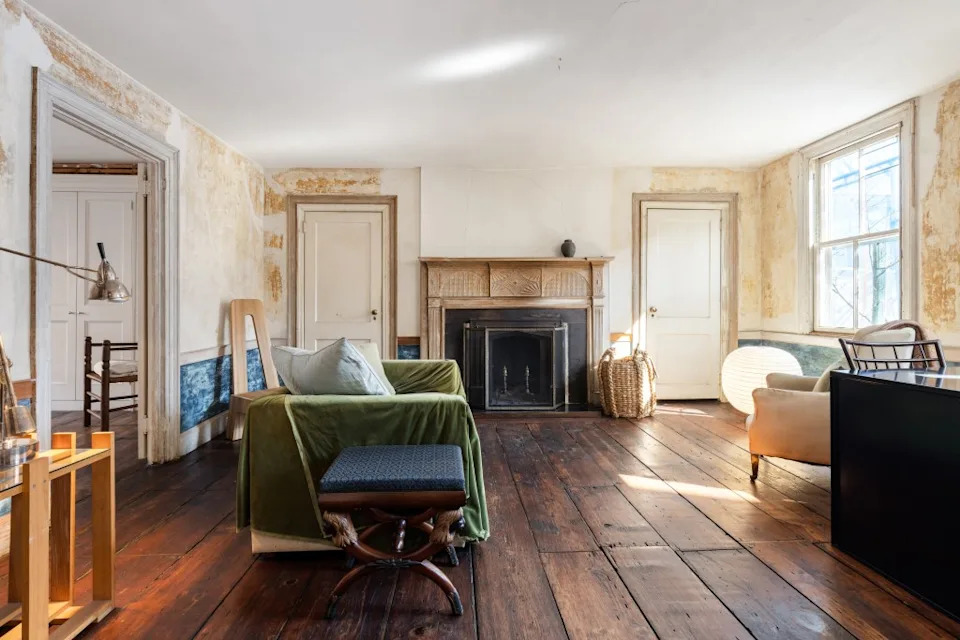 Its floors were built from English timber that crossed the Atlantic as ship ballast. Virginia Carey for Brown Harris Stevens