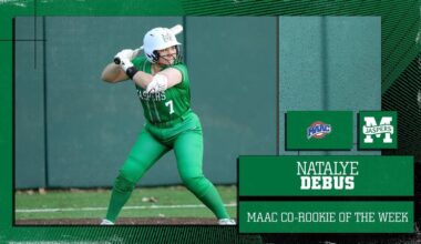 DeBus Captures Second MAAC Rookie of the Week in 2026
